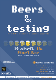 Cartel_Beers_and_testing_AEVmadrid_Abril_Mireia Mullor